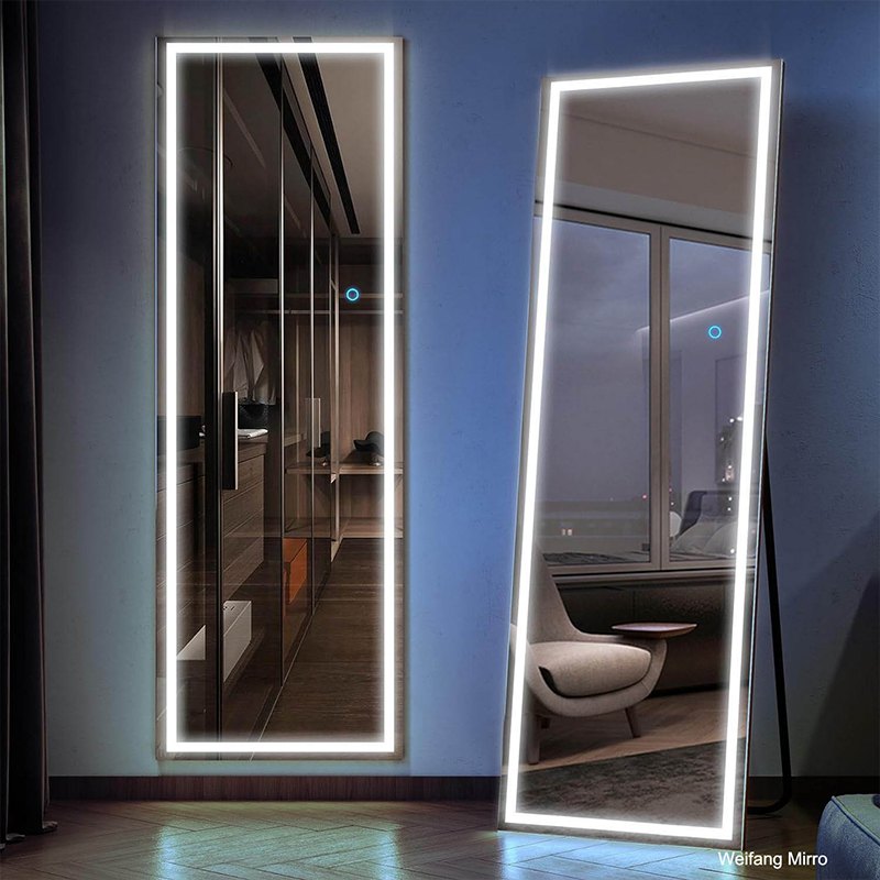 Houseware Technologies Quadrate-Floor-LED-mirror - Weifang Mirro Houseware Technology Co.,Ltd.